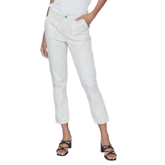 PAIGE Denim - Paige Joggers Mayslie Animal print stretch twill size 32